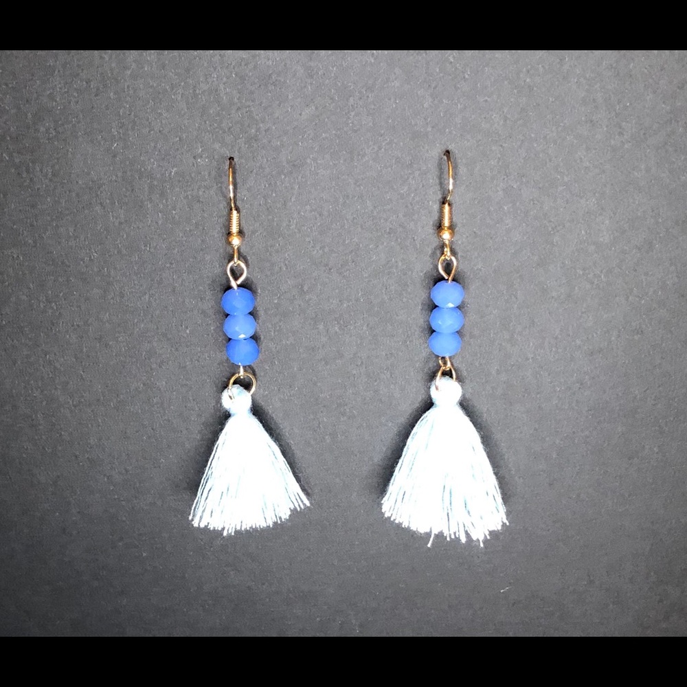 Handmade Tiered Statement Earrings $10.00/Pair